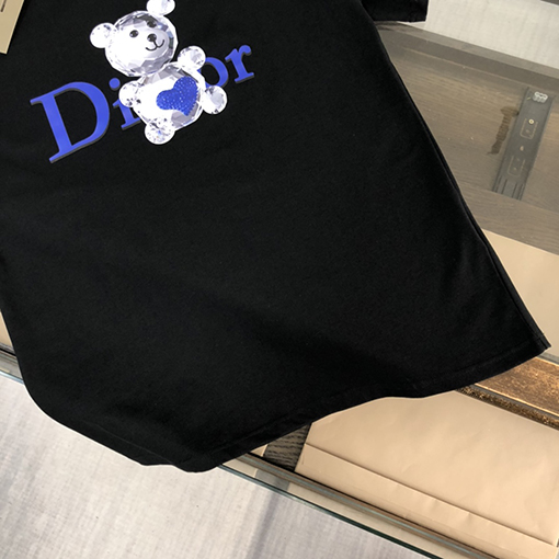 ディオール  デジタルプリントロゴファッション半袖Tシャツ