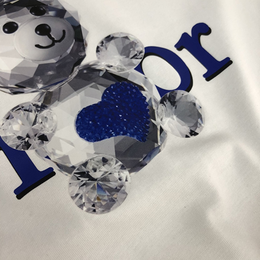 ディオール  デジタルプリントロゴファッション半袖Tシャツ