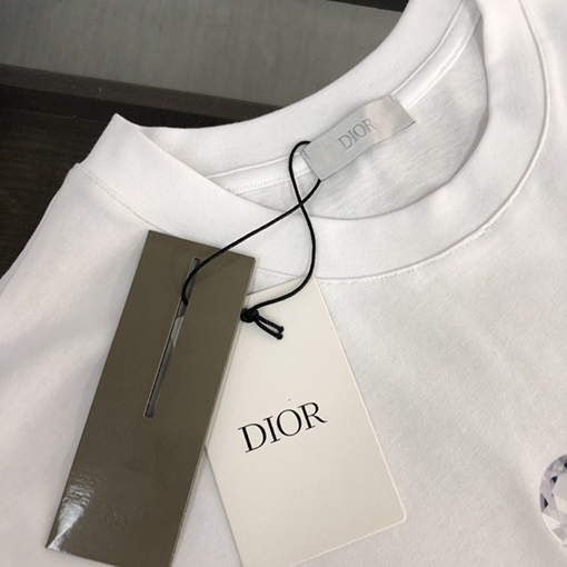 ディオール  デジタルプリントロゴファッション半袖Tシャツ