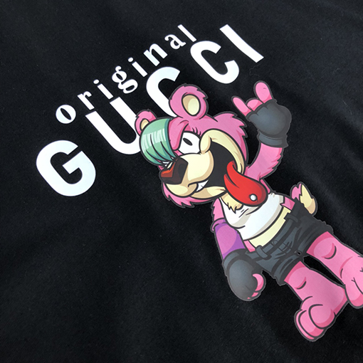 グッチスーパーコピー  新しいラウンドネック半袖Tシャツ