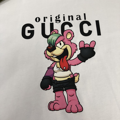 グッチスーパーコピー  新しいラウンドネック半袖Tシャツ