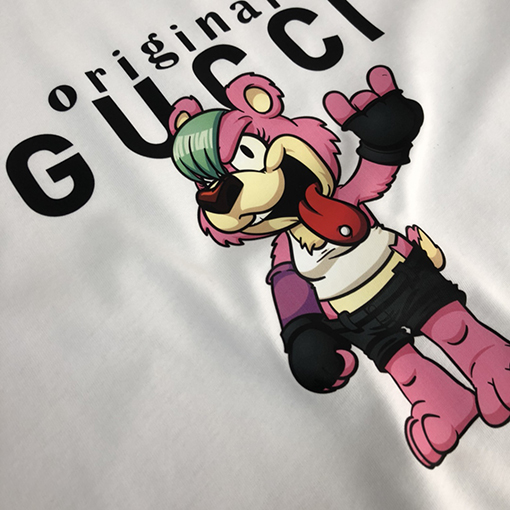 グッチスーパーコピー  新しいラウンドネック半袖Tシャツ