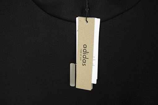 Fear of god fog X Adidas シリコン文字カジュアルスポーツフード付きパーカー