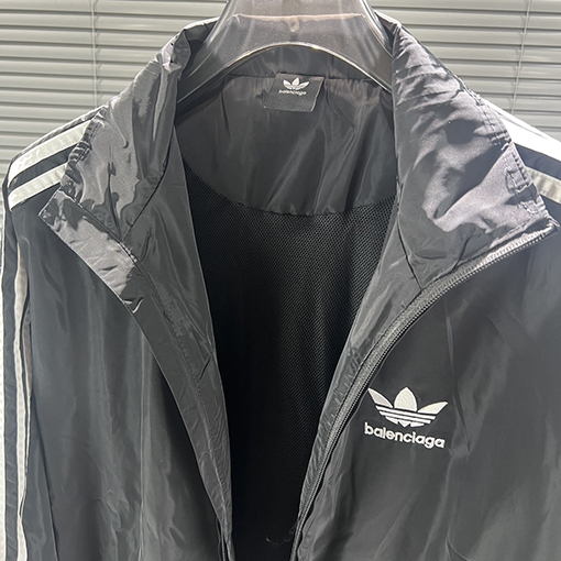Balenciaga X Adidas アルファベットロゴジッパースウェットシャツ