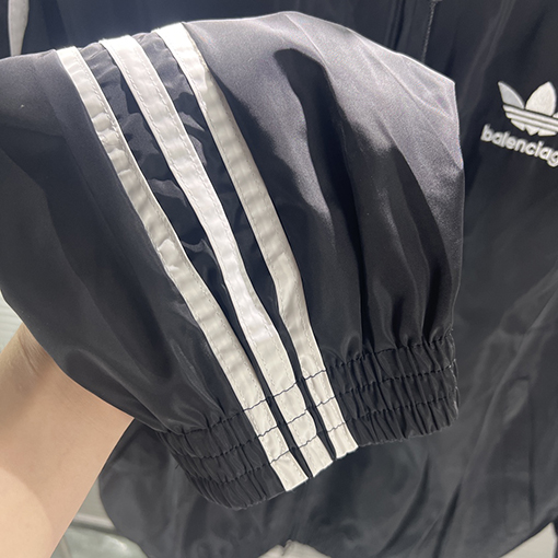 Balenciaga X Adidas アルファベットロゴジッパースウェットシャツ