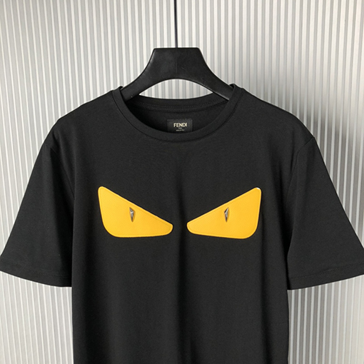 フェンディ 新しいクラシックモンスターアイ半袖Tシャツ