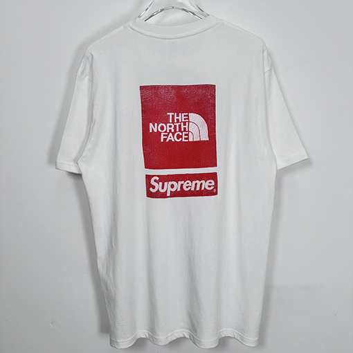 シュプリーム X The north face コラボコピー バックロゴのプリントTシャツ 3色