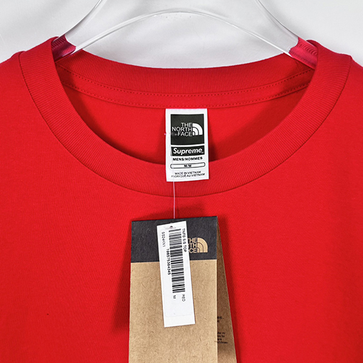 シュプリーム X The north face コラボコピー バックロゴのプリントTシャツ 3色