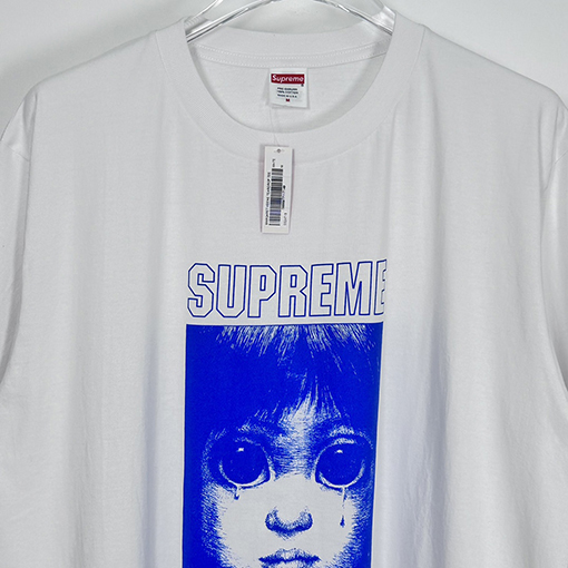 Supreme X Margaret keane  赤ちゃんの大きな目のキャラクターパターン半袖Tシャツ