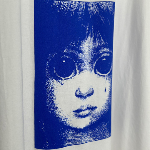 Supreme X Margaret keane  赤ちゃんの大きな目のキャラクターパターン半袖Tシャツ