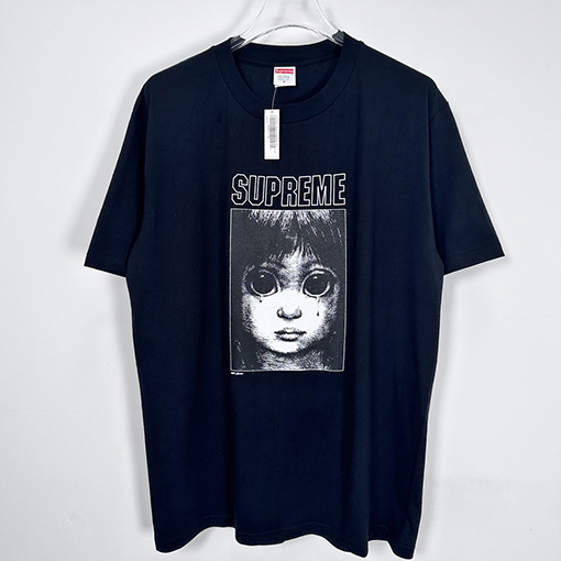 Supreme X Margaret keane  赤ちゃんの大きな目のキャラクターパターン半袖Tシャツ