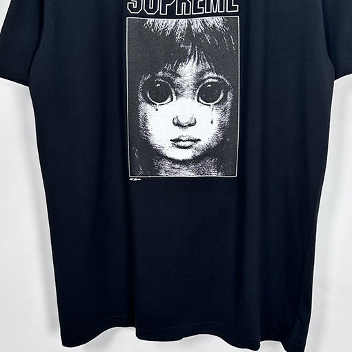 Supreme X Margaret keane  赤ちゃんの大きな目のキャラクターパターン半袖Tシャツ