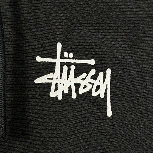 Stussy X Junya watanabe hooded vest ロゴ穴あきフリンジパーカーベスト