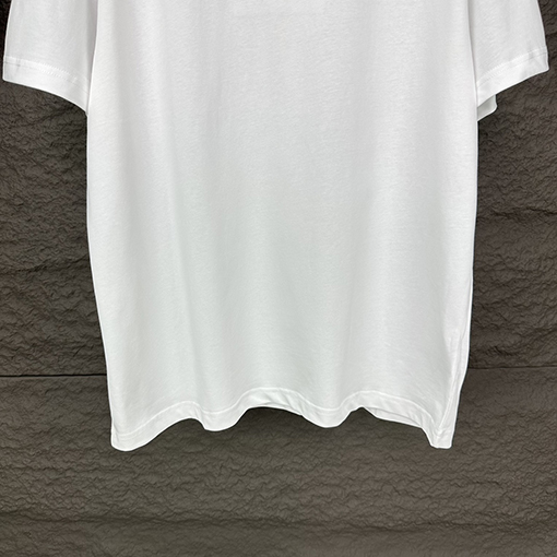 バレンシアガ  新しいステッチ文字ロゴカップル半袖Tシャツ
