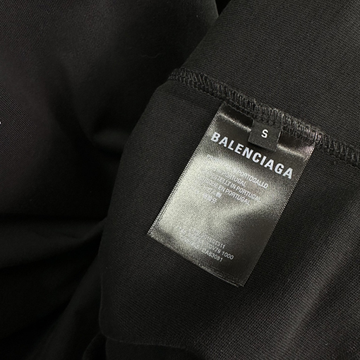 バレンシアガ  新しいステッチ文字ロゴカップル半袖Tシャツ