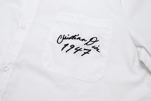 ディオール  新しいステッチ文字ロゴカップル半袖Tシャツ