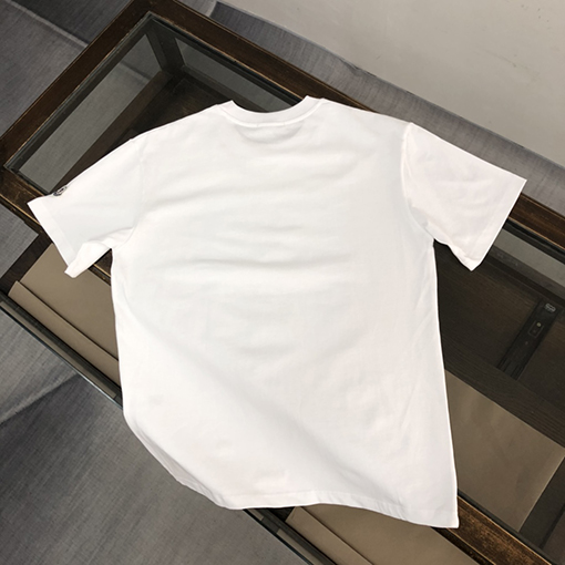 モンクレール  新しい胸の文字がプリントされた半袖Tシャツ