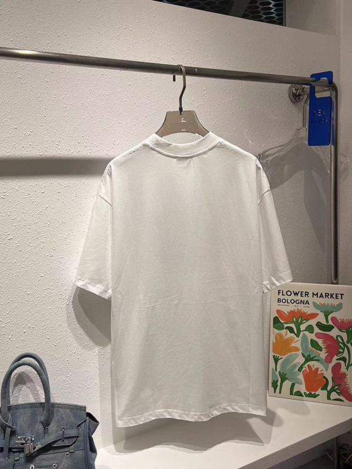 バレンシアガ プアースプリントウォッシュヴィンテージ半袖Tシャツ