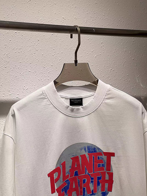 バレンシアガ プアースプリントウォッシュヴィンテージ半袖Tシャツ