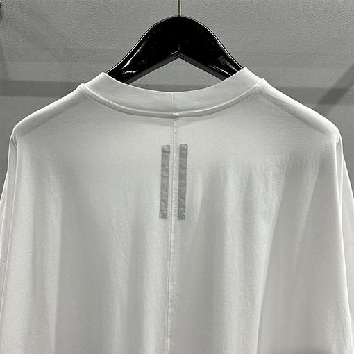 リックオウエンススーパーコピー   リボンウォッシュロールアップルーズフィット5分半袖Tシャツ