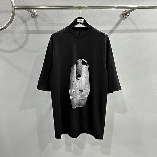 リックオウエンスコピー サブライン プリント5分半袖ゆったりサイズTシャツ