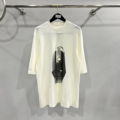 リックオウエンスコピー サブライン プリント5分半袖ゆったりサイズTシャツ