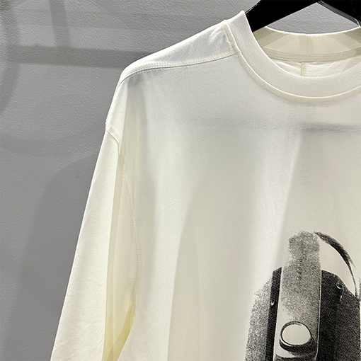 リックオウエンスコピー サブライン プリント5分半袖ゆったりサイズTシャツ