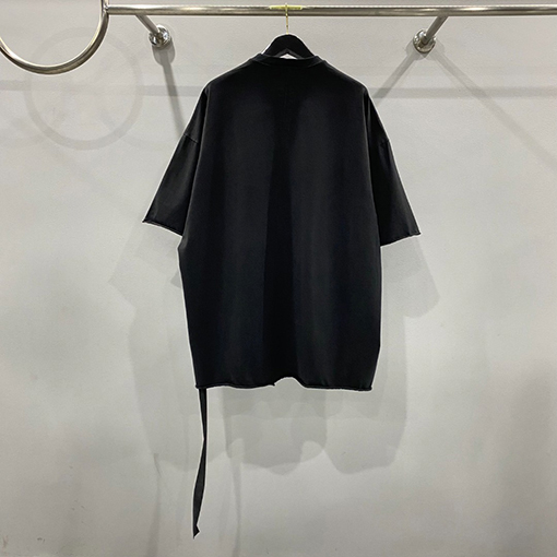 リックオウエンス リボンスリムフィットラウンドネック半袖Tシャツ
