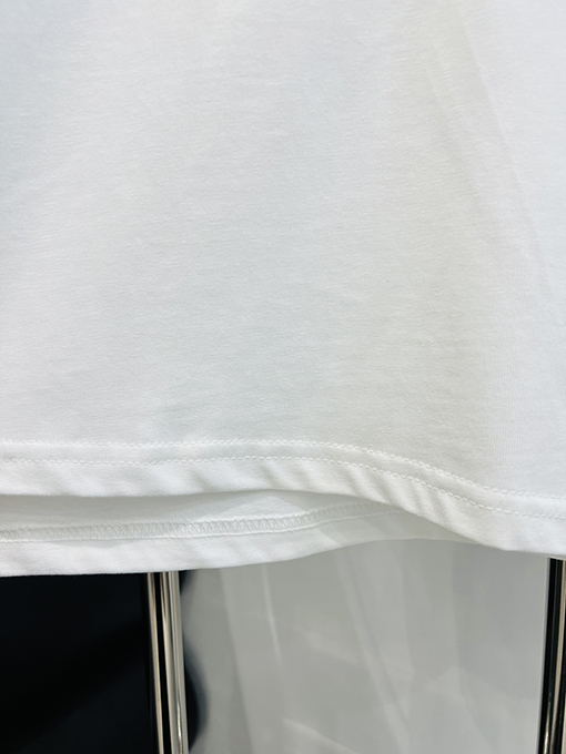 ディオールコピー  新しい虹のアルファベットの落書きプリント半袖Tシャツ