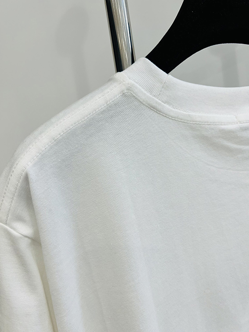 ディオール パターン刺繍刺繍文字半袖Tシャツ
