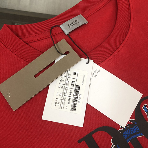 ディオールスーパーコピー 新しいドラゴン年賀半袖Tシャツ