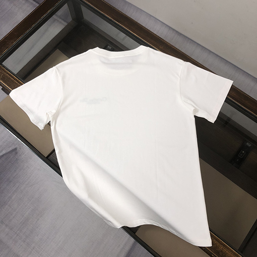ディオールスーパーコピー ファッション刺繍ロゴ半袖Tシャツ
