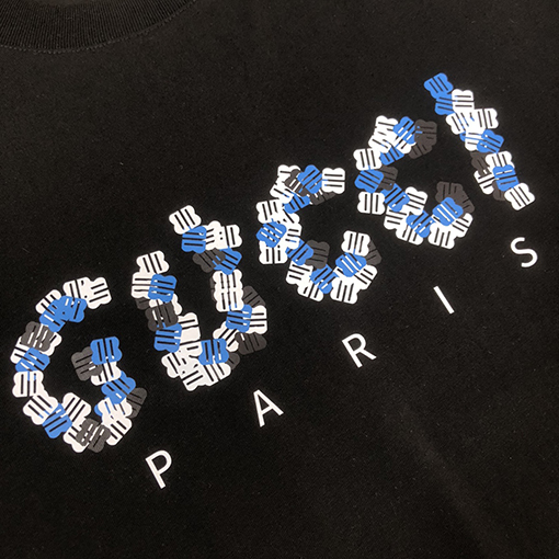 グッチ 新しいメンズラウンドネック半袖通気性カップルTシャツ