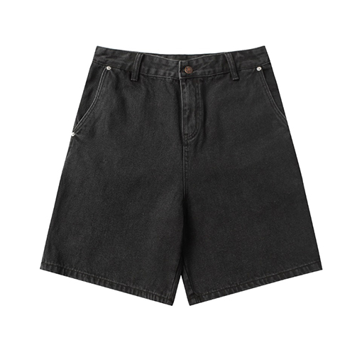 バレンシアガ   新しい黒の重工業水洗いデニムパンツ