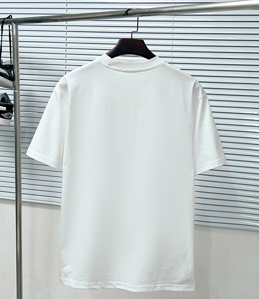 モンクレールコピー  新作プリントラウンドネック半袖Tシャツ