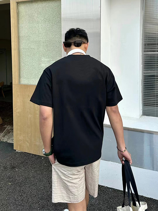 バレンシアガ 新作プリントラウンドネック半袖Tシャツ