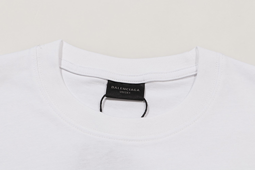 バレンシアガ 新作プリントラウンドネック半袖Tシャツ