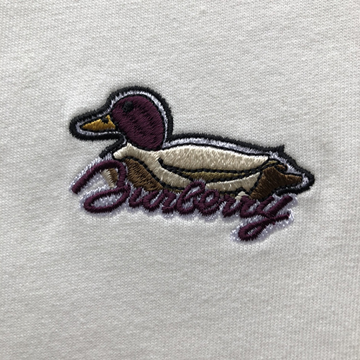バーバリー 新しいアヒルの刺繍ラウンドネック半袖Tシャツ