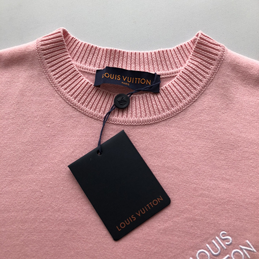 ルイヴィトン  新しいピンロゴニット半袖Tシャツ