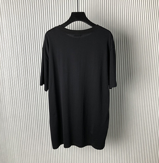 セリーヌコピー 新しいロゴ小さな刺繍ラウンドネック半袖Tシャツ