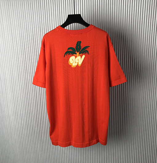 ルイヴィトン  新作リゾートシリーズ  ニット半袖Tシャツ