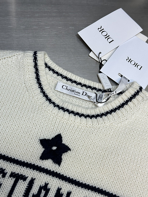 ディオールコピー  五角星毛織半袖Tシャツ
