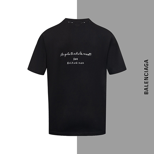 バレンシアガ 限定音楽音符クルーネック半袖Tシャツ