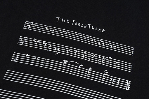 バレンシアガ 限定音楽音符クルーネック半袖Tシャツ