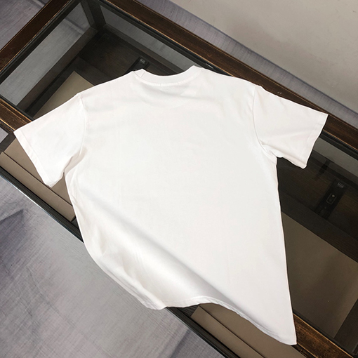 モンクレールコピー 立体ゴースト文字ロゴプリントカップルTシャツ