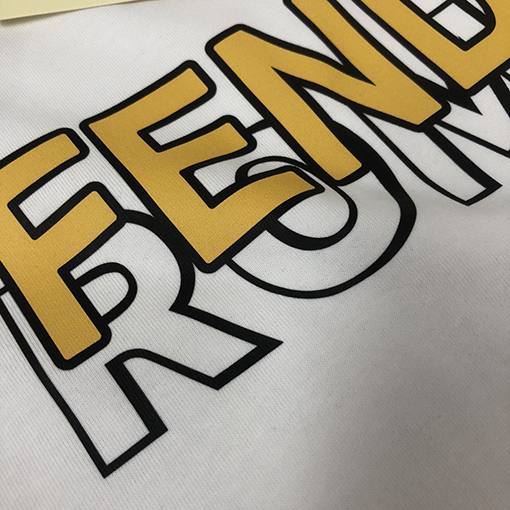 フェンディ カップルラウンドネック半袖カップルTシャツ