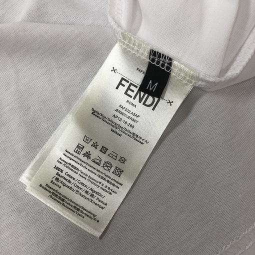 フェンディ カップルラウンドネック半袖カップルTシャツ