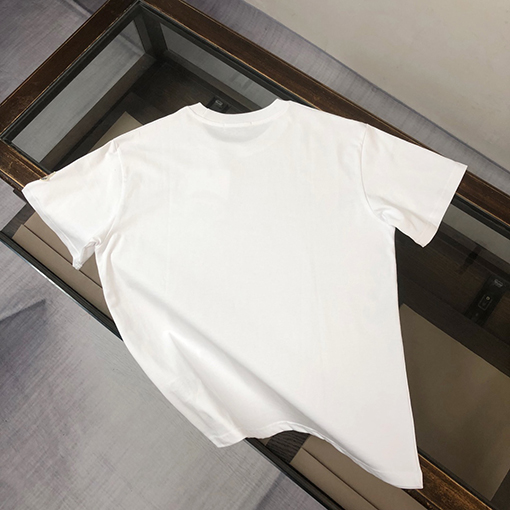 モンクレール 新しいロゴプリントラウンドネック半袖Tシャツ