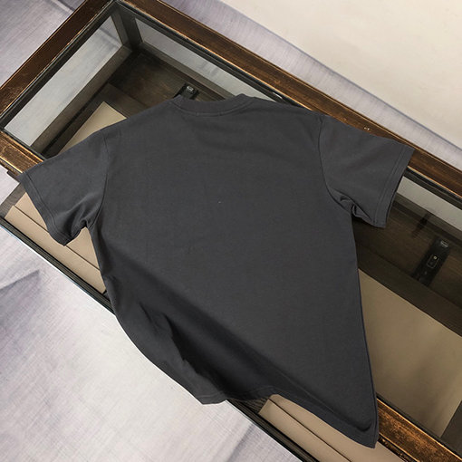 モンクレール 新しいロゴプリントラウンドネック半袖Tシャツ
