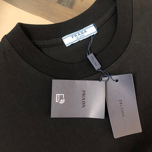 プラダコピー メンズコットンハイエンドカジュアル半袖Tシャツ